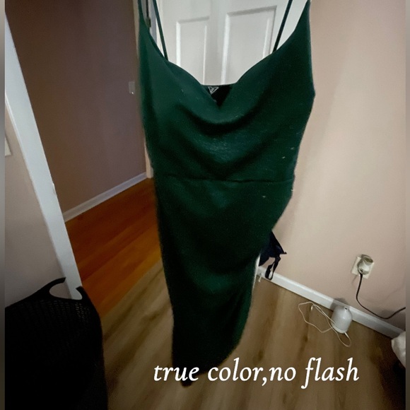 Windsor Dark Green Glittery Dress,(WORN) - Picture 1 of 4